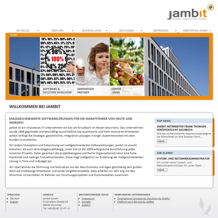 jambit Website
