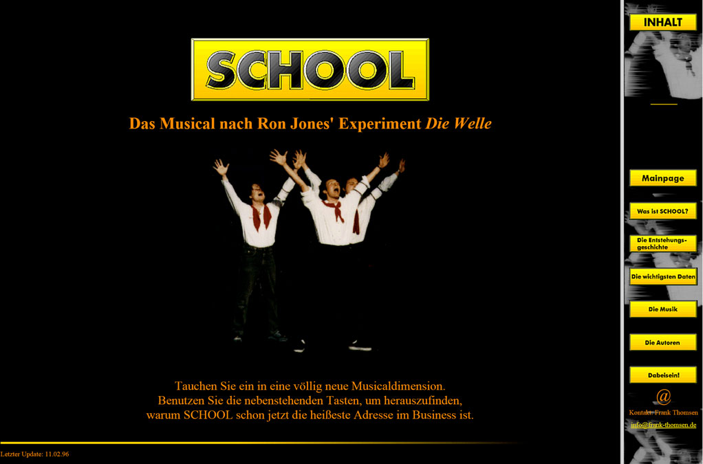 Das Musical School Website